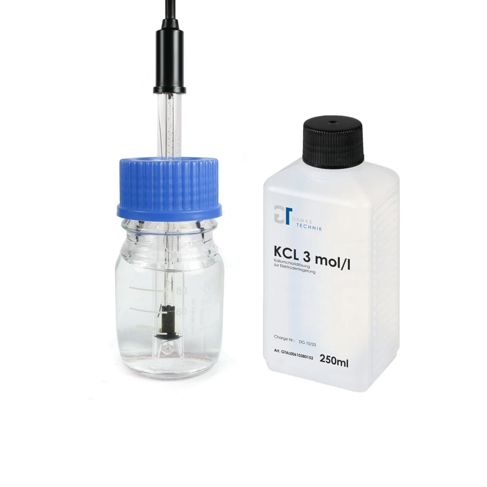 Profi Elektroden Aufbewahrungs-Set PH/REDOX Überwinterung Kaliumchlorid KCL - Bild 3 von 3
