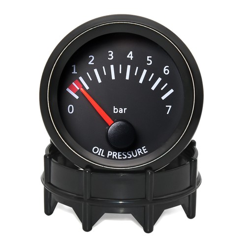 2" 52mm Universal Car Auto Pointer Oil Pressure Gauge 0-7Bar with Sensor - Picture 4 of 13