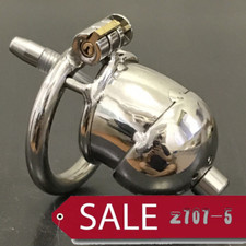 New Stainless Steel Male Chastity Cage Device Metal Men's Locking Belt Restraint