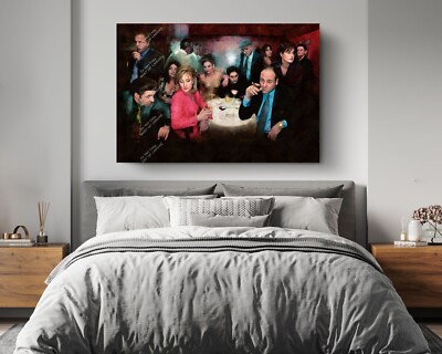 BBZL The Sopranos TV-serie poster canvas kunst decoratief schilderij foto print moderne familie jongen meisje slaapkamer woonkamer decoratie posters 30 x 45 cm