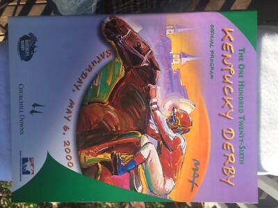 2000 KENTUCKY DERBY Program in very good condition
