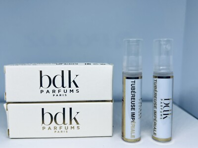 2Pc BDK Parfums Tubereuse Imperiale Eau de Parfum Sample Spray 2ml