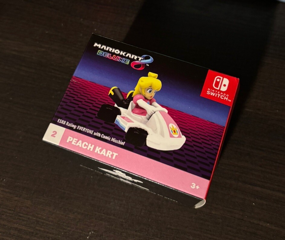 2024 PEACH McDONALD'S MARIO KART 8 DELUXE HAPPY MEAL TOYS!