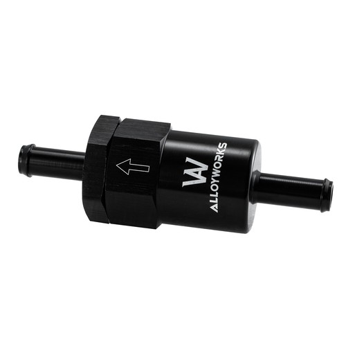 Aluminum Fuel Filter 3/8" Barb 30 Micron Filter - Picture 8 of 10