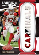 2020 Certified Fabric of the Game Prime #26 Christian Kirk Jersey /50 - NM-MT