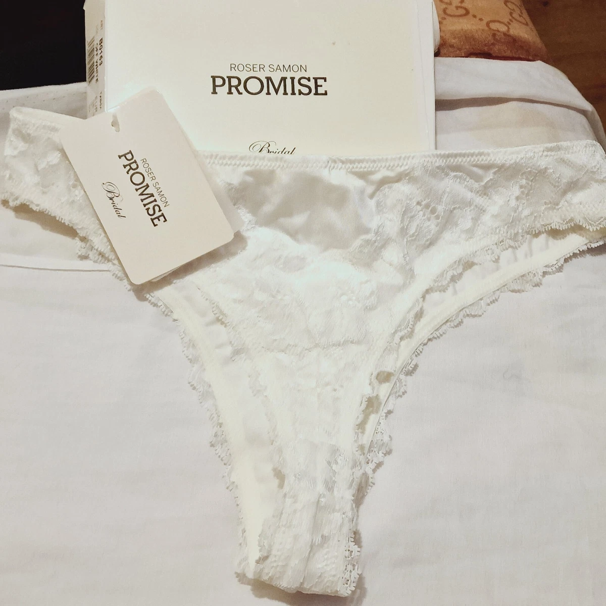 Promise by Roser Samon Bridal String Off White Size L eBay