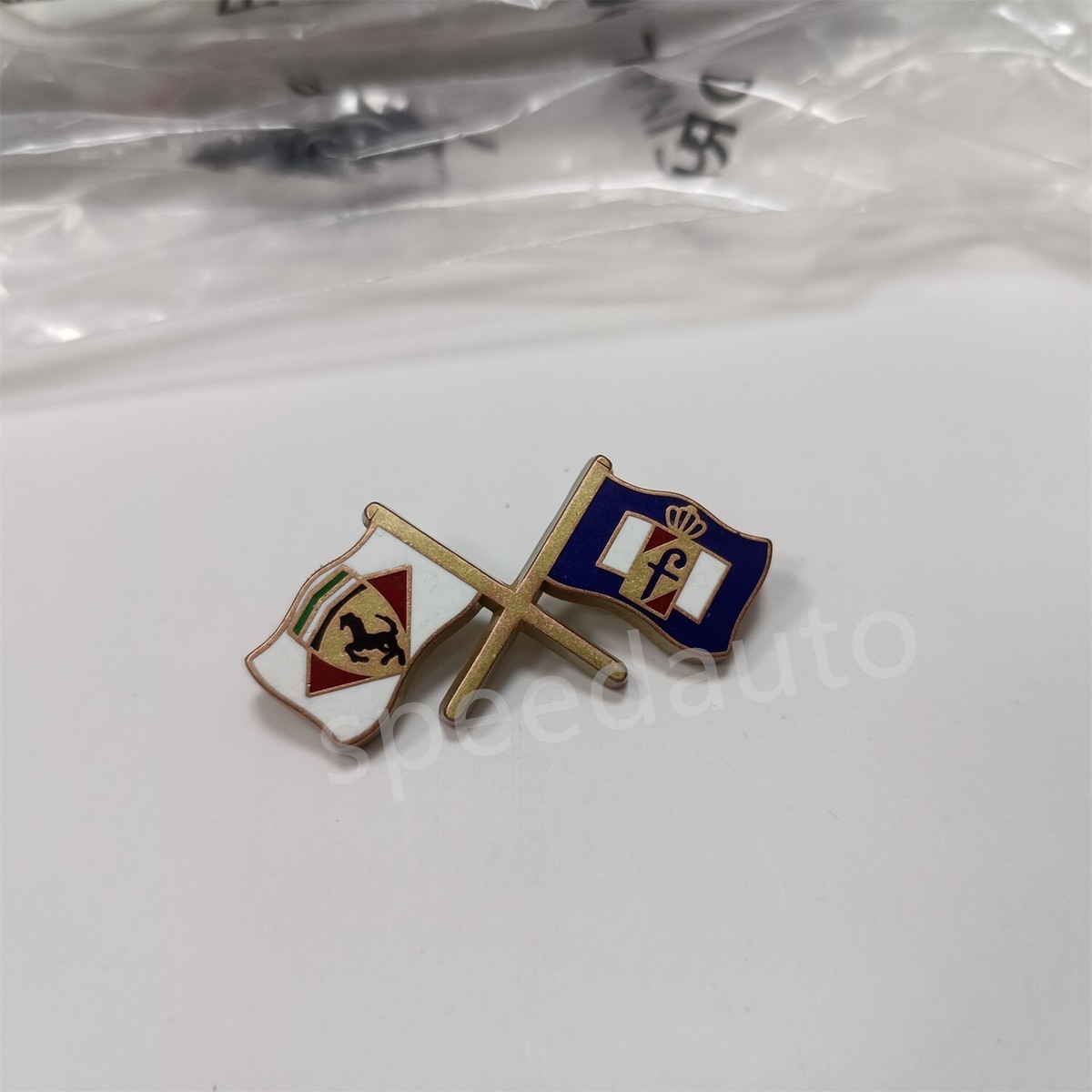 Ferrari 355 360 430 599 612 Pininfarina Flags Badge 35mm