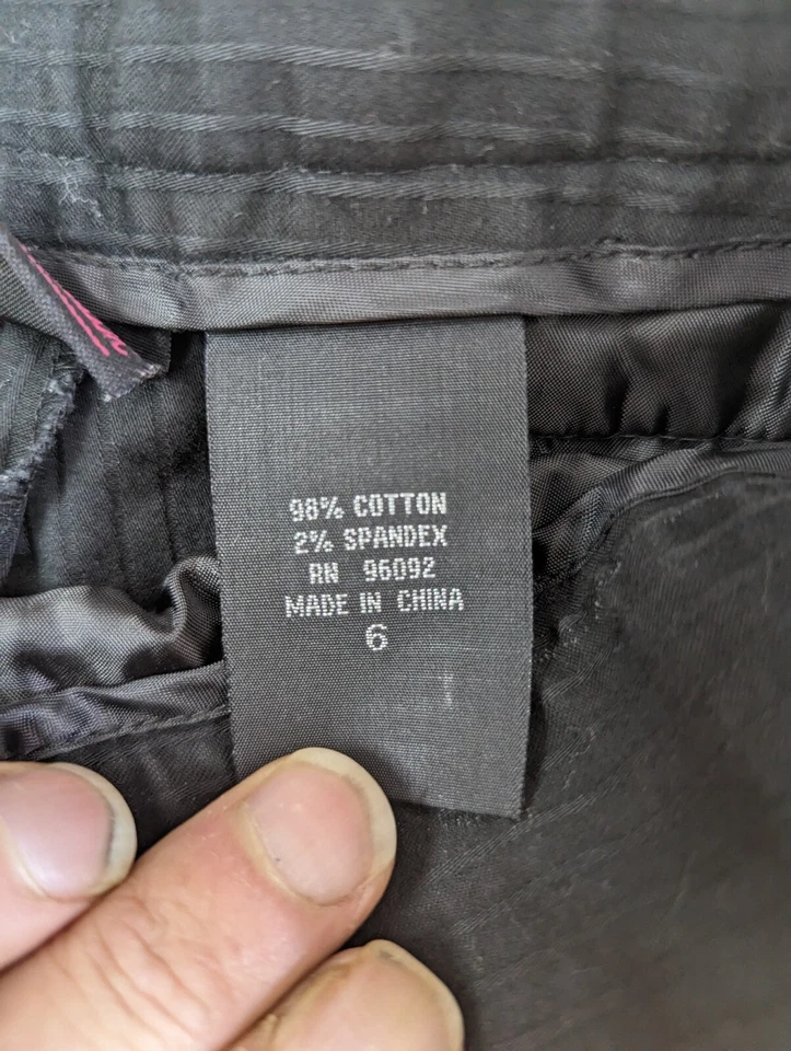 Pantalones cortos de lino para mujer Willi Smith gris talla 6 Foto 4 de 4