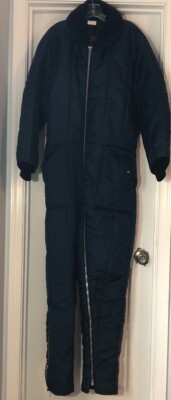 ヴィンテージ　Sears ONE PIECE Insulated Suit Vintage Blue Sears Work Leisure Mens Insulated Snowsuit Coveralls
