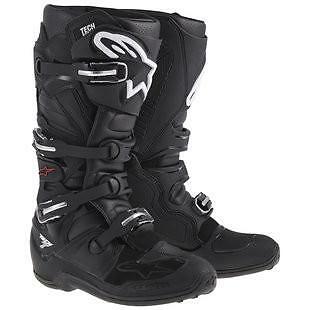 Alpinestars Tech 7 Black BOOTS Size 10 