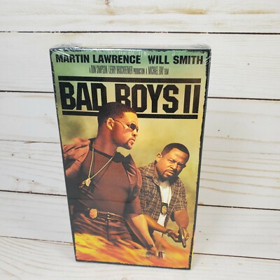 Bad Boys II 2 VHS Tape 2003 - New Factory Sealed Watermark - Will Smith