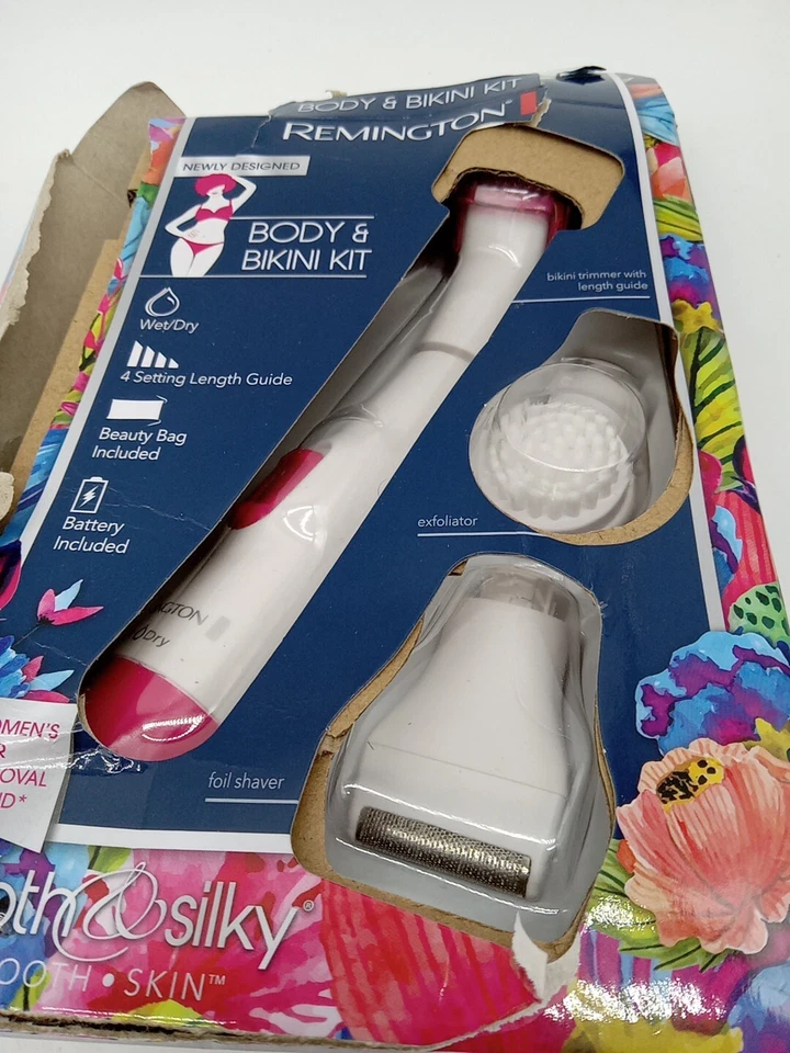 Kit de Bikini y Cuerpo Suave y Sedoso Remington WPG4020US, Blanco/Rosa USADO.     149  Foto 2 de 4