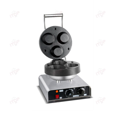 Commercial Waffle Making Machine Ice Cream Bowl Shape Pancake Maker 110-240V