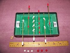 Foosball Mini Tabletop Plastic Players / Metal Rods  Foosballs  8" x 4.5" 