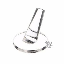 Clear Acrylic Hand Jewelry Ring Display Stand Holder with Round Base Qty: 1