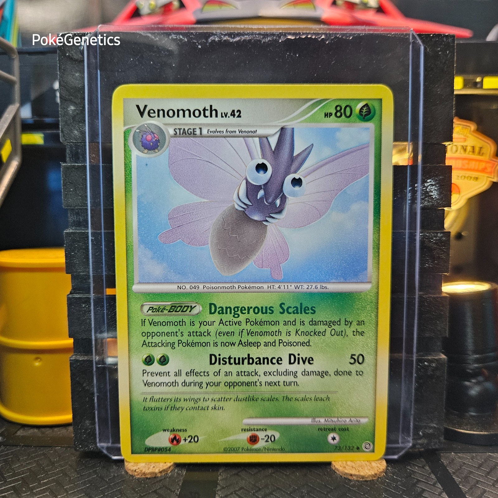 Venomoth Secret Wonders Pokémon TCG 73/132 Diamond & Pearl Uncommon