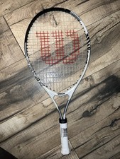 Wilson Junior US Open 23"Tennis Racquet, 3 5/8" White Black WRT22090U - Racket
