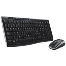 Logitech MK270 Wireless Combo Keyboard/Mouse USB Black 920004536