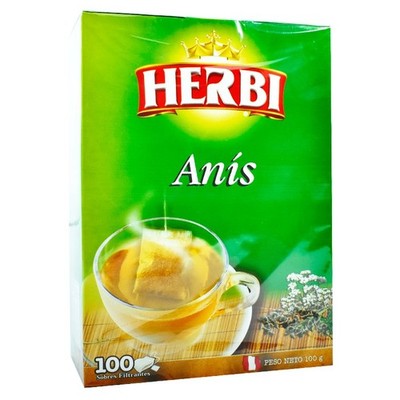Herbi - Te  Anis   -  100- BAGS - Cajas Peruvian