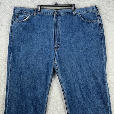Levis 511 Mens Straight Jeans 52X29 Big Tall Blue Casual Denim 100