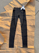 Abercrombie  Fitch Women's Black  Grey Legging High Rise Yoga Gym Size XS