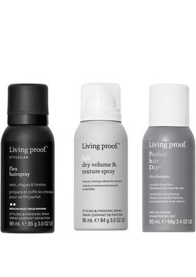 Living Proof Travel Size Brilliant Stylers, Spark Joy Holiday Kit $53 value NIB