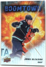 2025-26 Upper Deck Series 2 Boomtown #BT-3 Jamie Oleksiak Seattle Kraken