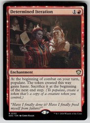 Determined Iteration 122/505 Rare Commander: Secrets of Strixhaven MTG