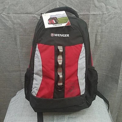 SwissGear by Wenger NWT Backpack 17'' Black / Red