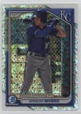 2024 Bowman Chrome Prospects Mini-Diamond Refractor Spencer Nivens #BCP-37 08kw