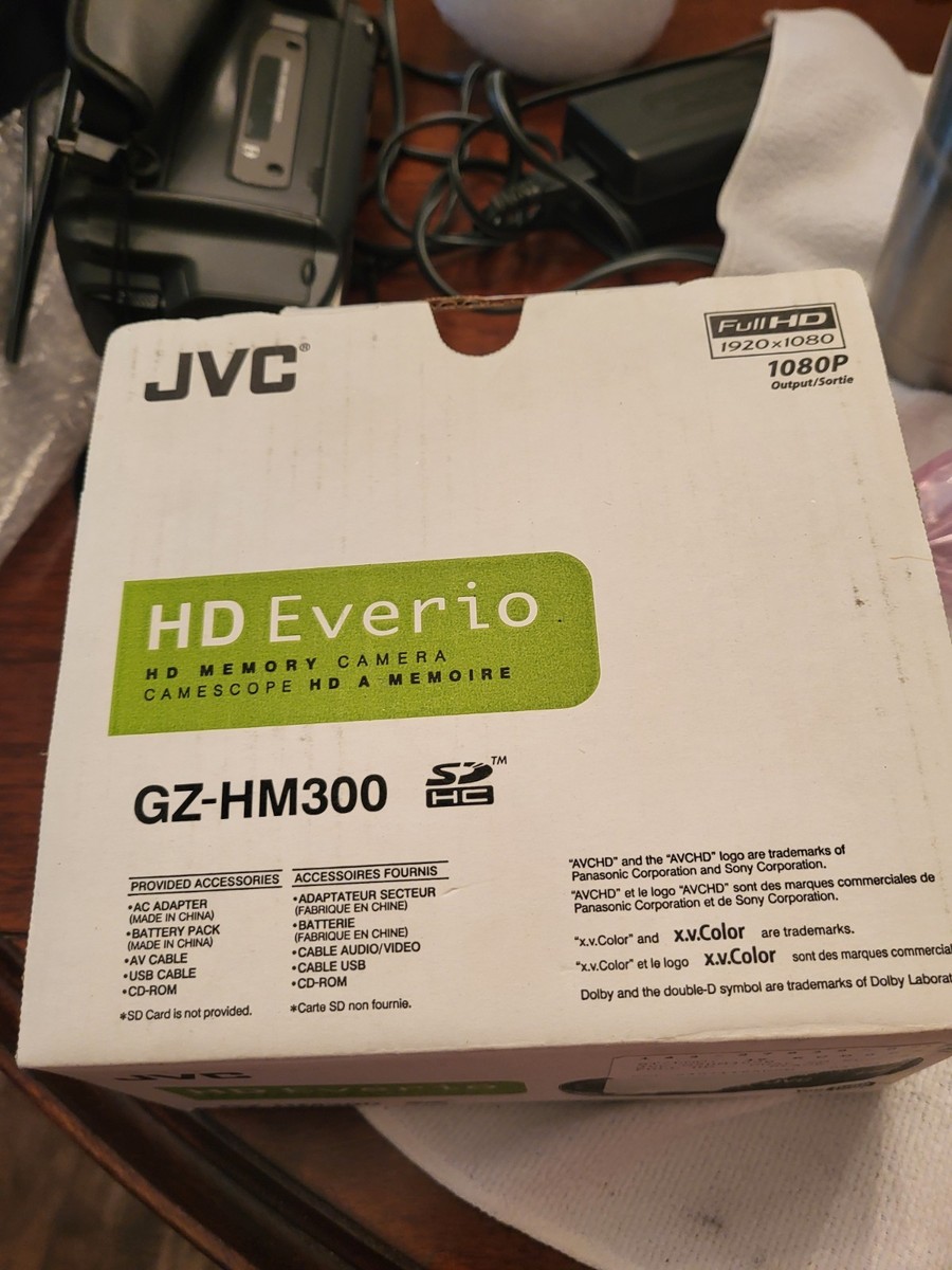 JVC Everio GZ-HM300 HD Digital Video Camcorder Bundle | eBay