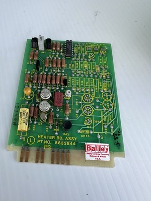 BAILEY CONTROLS HEATER BOARD 6633844 CIRCUIT BOARD CARD
