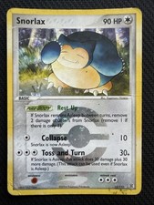 2004 Pokemon FIRERED & LEAFGREEN SNORLAX REVERSE HOLO 15/112 RARE! on eBay