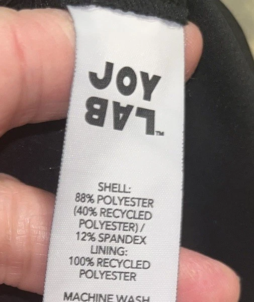 Pantalones cortos forrados negros para mujer Joy Lab talla XL X-grande Foto 3 de 4