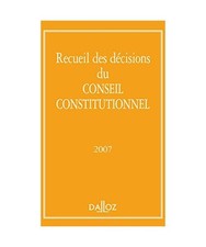 Recueil des décisions du