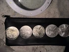 Lot Of Five Silver Eagle