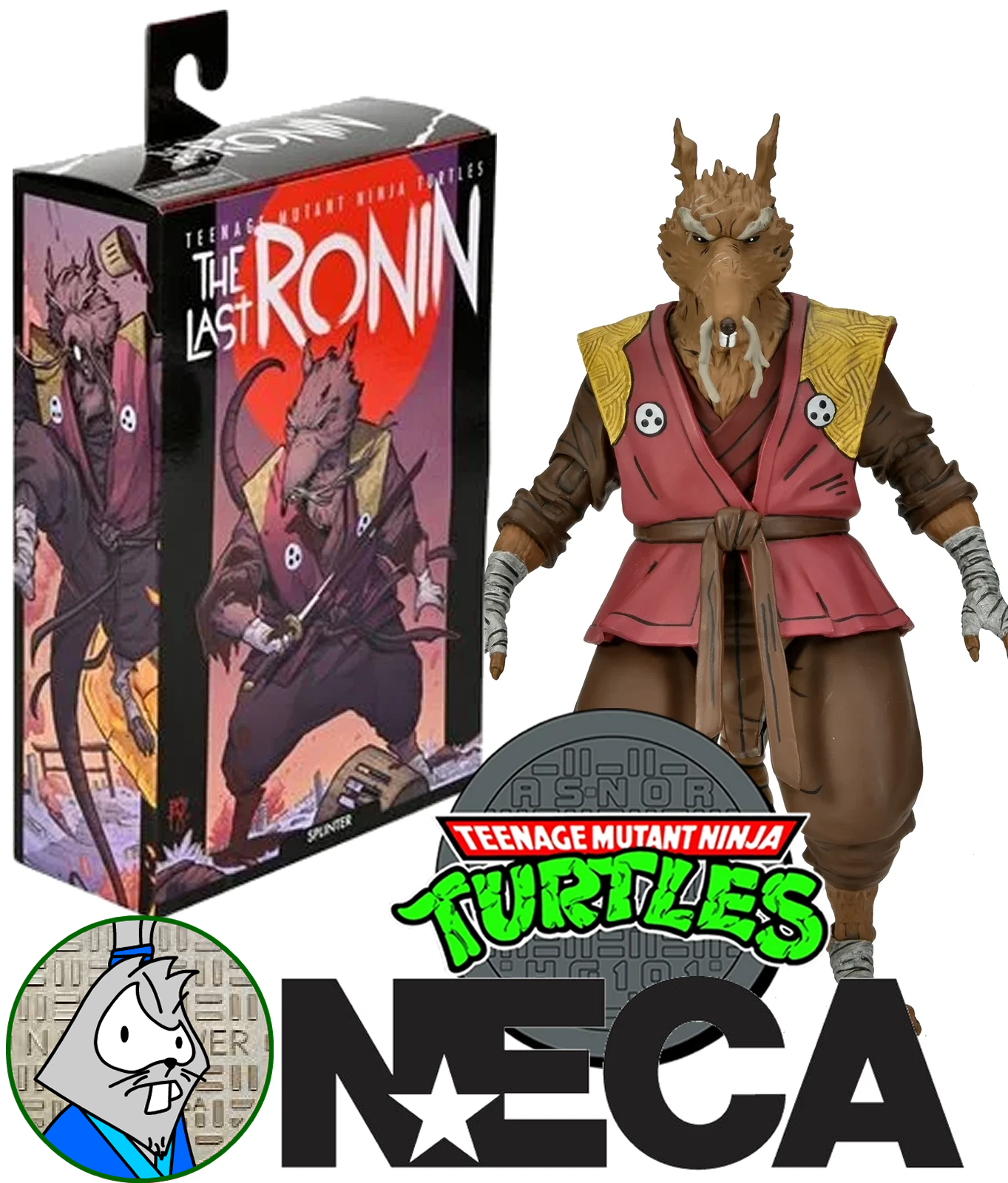 Splinter The Last Ronin - Teenage Mutant Ninja Turtles - 7inch TMNT NECA