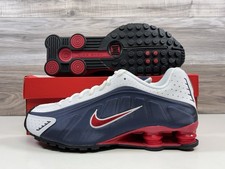 Nike Shox R4 "USA" Midnight Navy Rosso Bianco | Più taglie HQ1988 400
