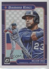 2021 Panini Donruss Optic Diamond Kings Crisis Prizm Nelson Cruz #6 0s1o