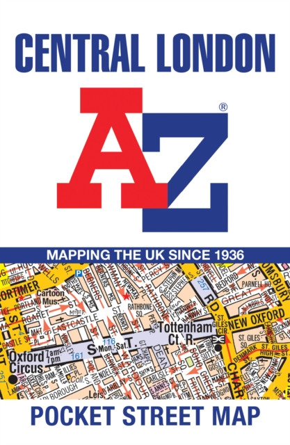 Central London A-Z Pocket Street Map by A-Z Maps (Sheet map, folded)