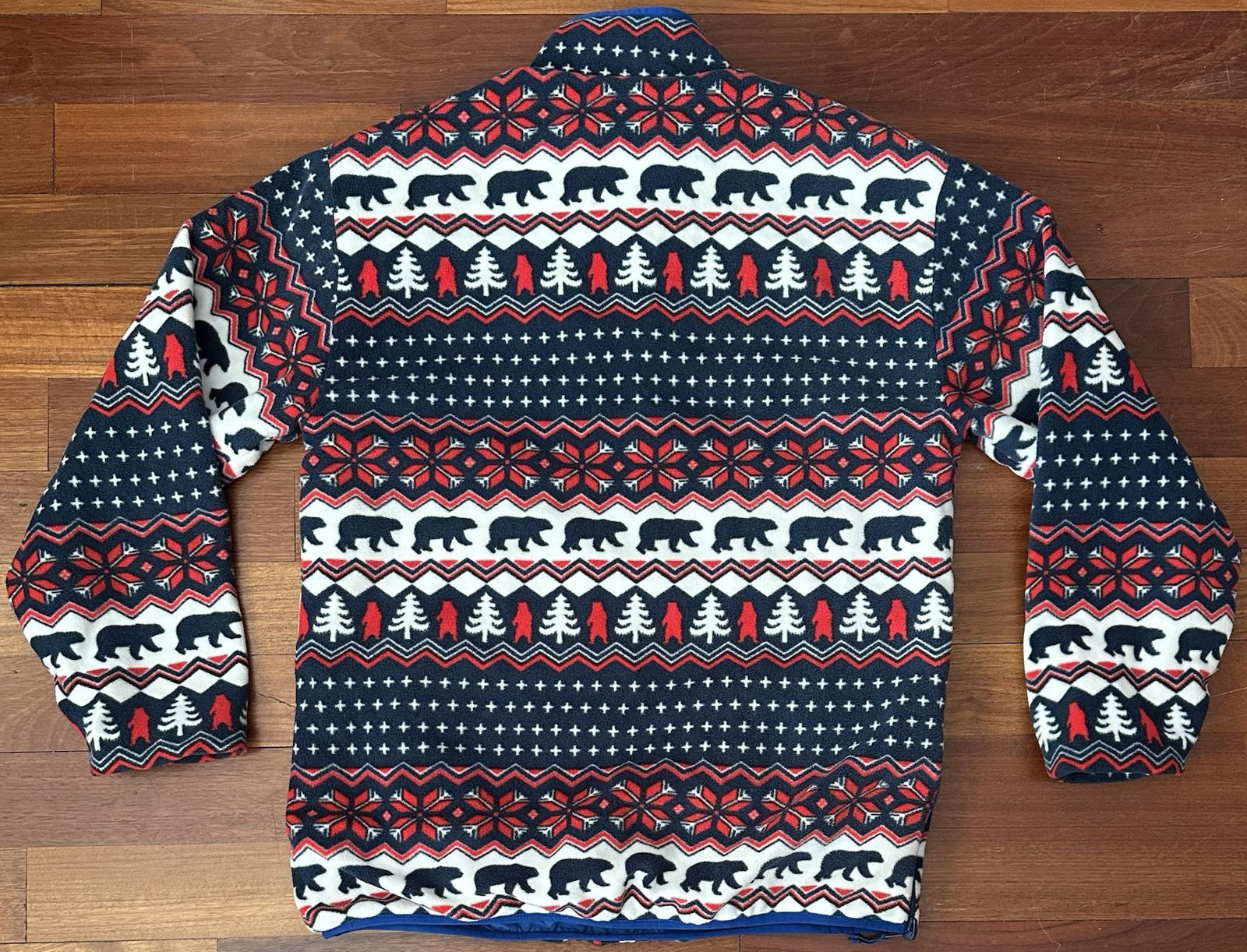 Chubbies Reversible Jacket Pullover Fleece Nordic… - image 2