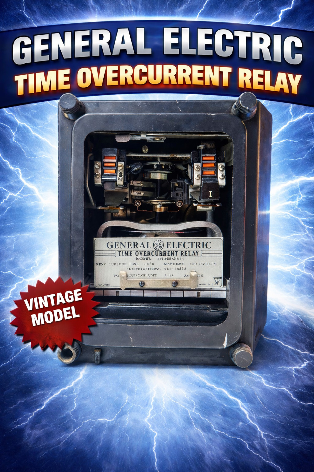 General Electric 121AC54B21A Time Overcurrent Relay Parts/Repair