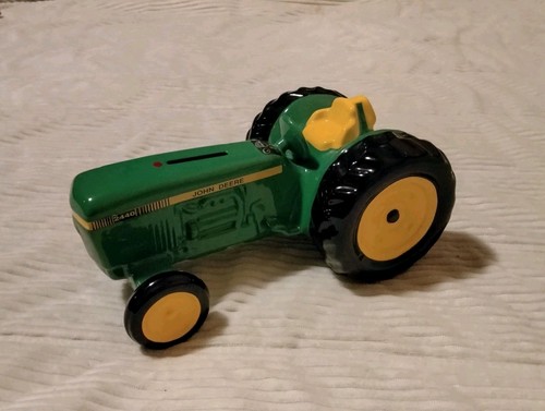 Enesco John Deere 2440 Ceramic Coin Bank With Stopper