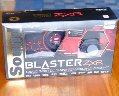 Creative Sound Blaster ZxR PCIe Soundkarte + DBpro Zusatzkarte + ACM