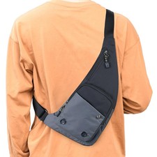Waterproof Sling Bag Crossbody Bag For Men Slim Chest Backpack Man Purse Smal...