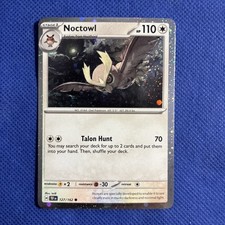 Pokemon Noctowl 127/162 Temporal Forces Cosmos Holo Promo Card - NM