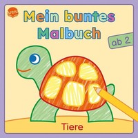 Malbuch Ab 2 Jahren Tiere Bunt, Ausmalen Kritzeln, BeschäFtigung Kleinkinder