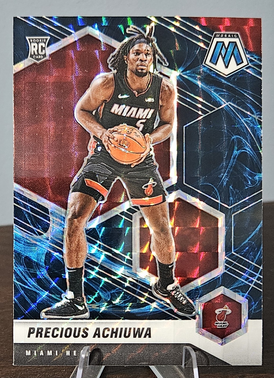 2020-21 Panini Mosaic - Precious Achiuwa #215 - Genesis Mosaic Prizm (RC)
