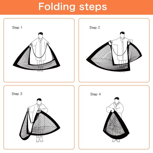 Set of 2 Football Goal with Carry Bag, Footballs Net for Kids Teens, - 第 4/5 張圖片