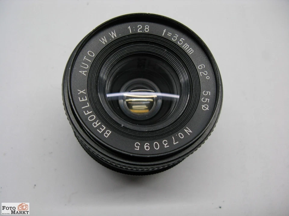 M42 Auto-Beroflex 2,8 / 35 Mm Objetivo Gran Angular Lente M-42 Para Cámara SLR - Imagen 2 de 3